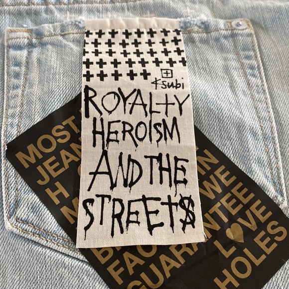 ❌SOLD❌NWT Ksubi Button Fly Frayed Hem Light Blue Denim Mini Skirt💙💙💙 - Picture 7 of 14